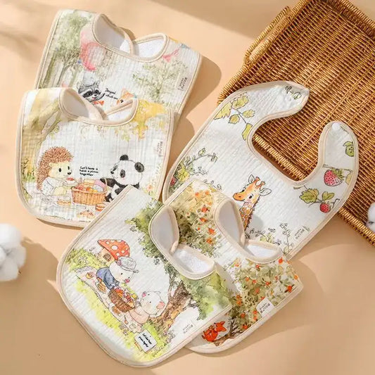 Vintage Style Cotton Baby Bibs