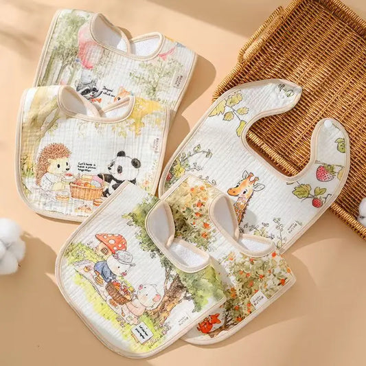 Vintage Style Cotton Baby Bibs