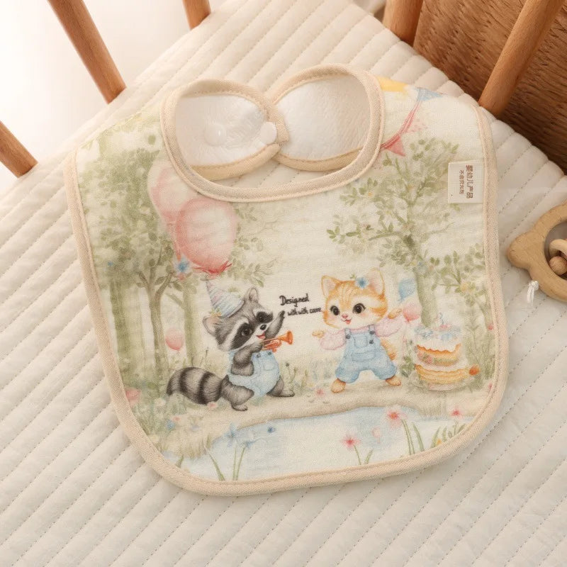 Vintage Style Cotton Baby Bibs