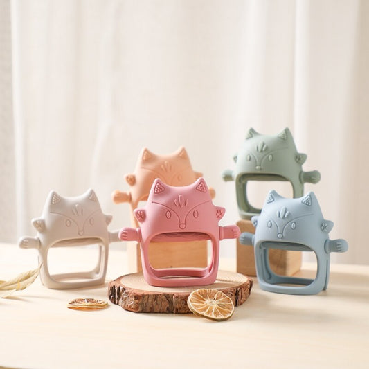 BPA Free Animal Shaped Silicone Teething glove