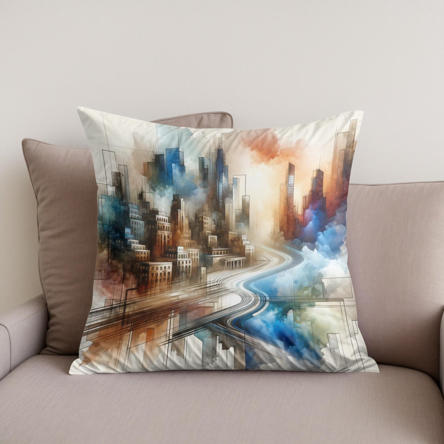 Epochs Merged Cotton Cushion