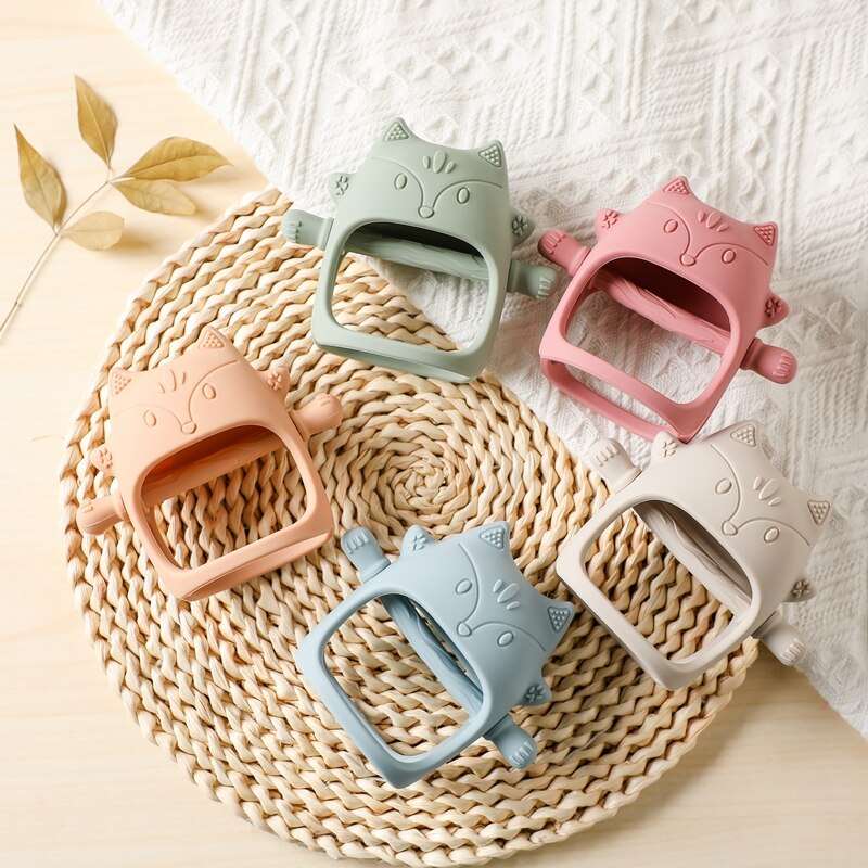 BPA Free Animal Shaped Silicone Teething glove
