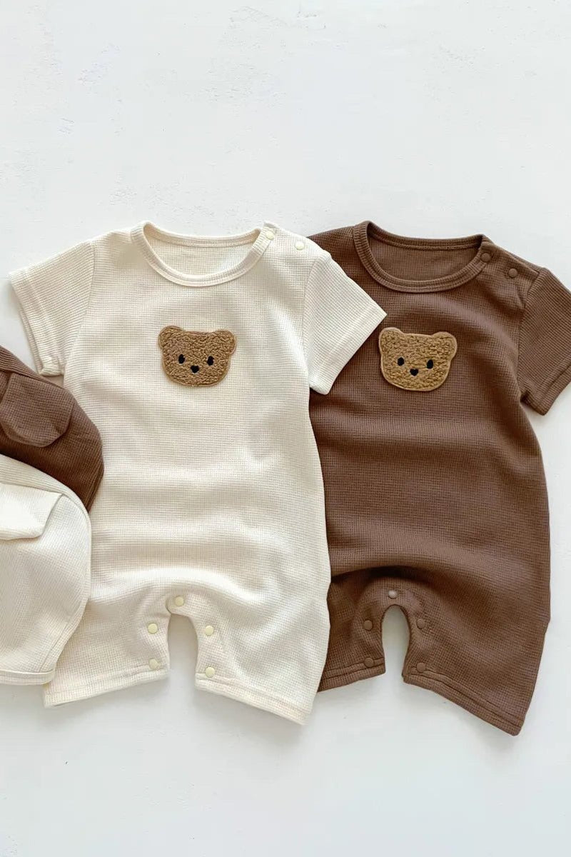 Cool Summer Bear & Bonnet Hat Set