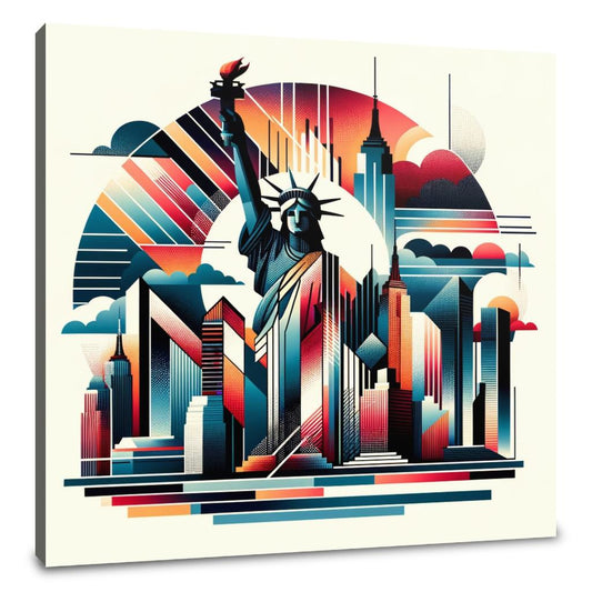 New York Beat Landscape Canvas