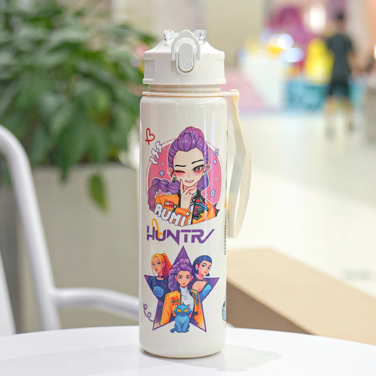 Kpop Demon Hunters Leakproof Water Bottle 750ml/26oz
