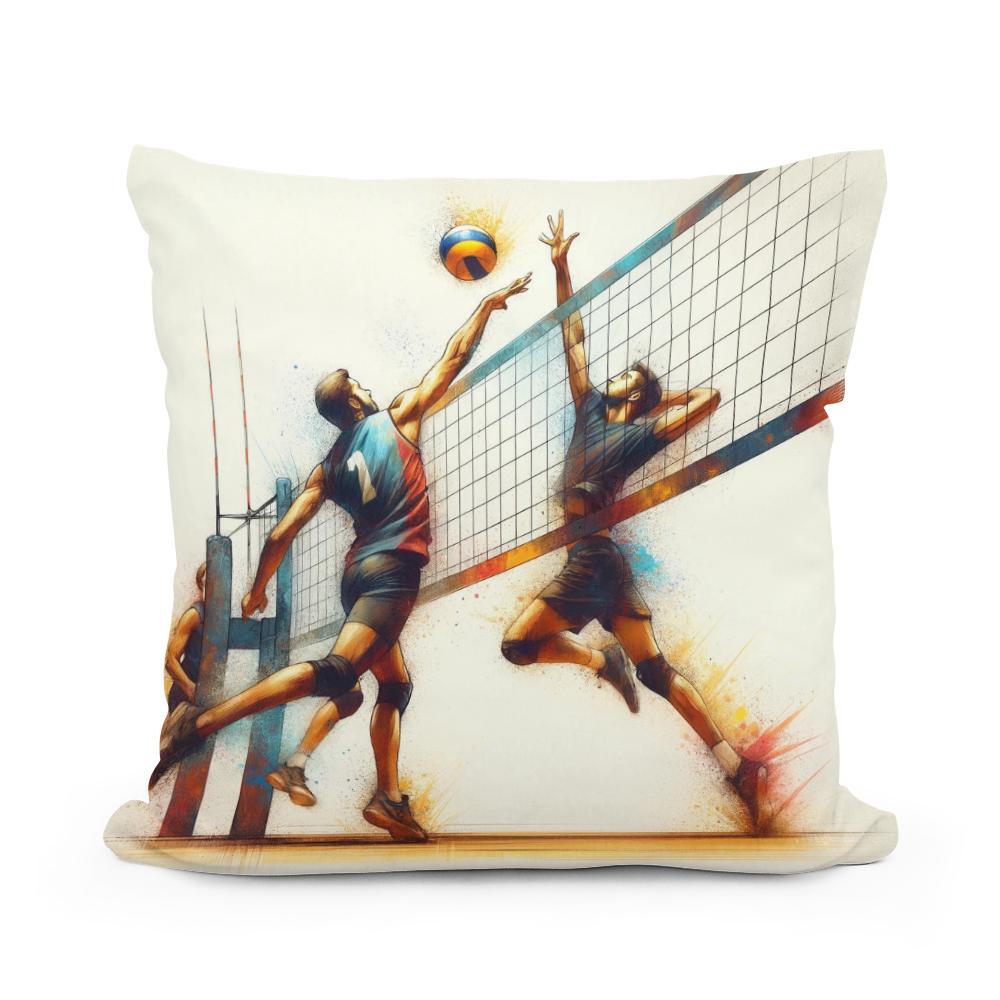 Net Clash Cotton Cushion