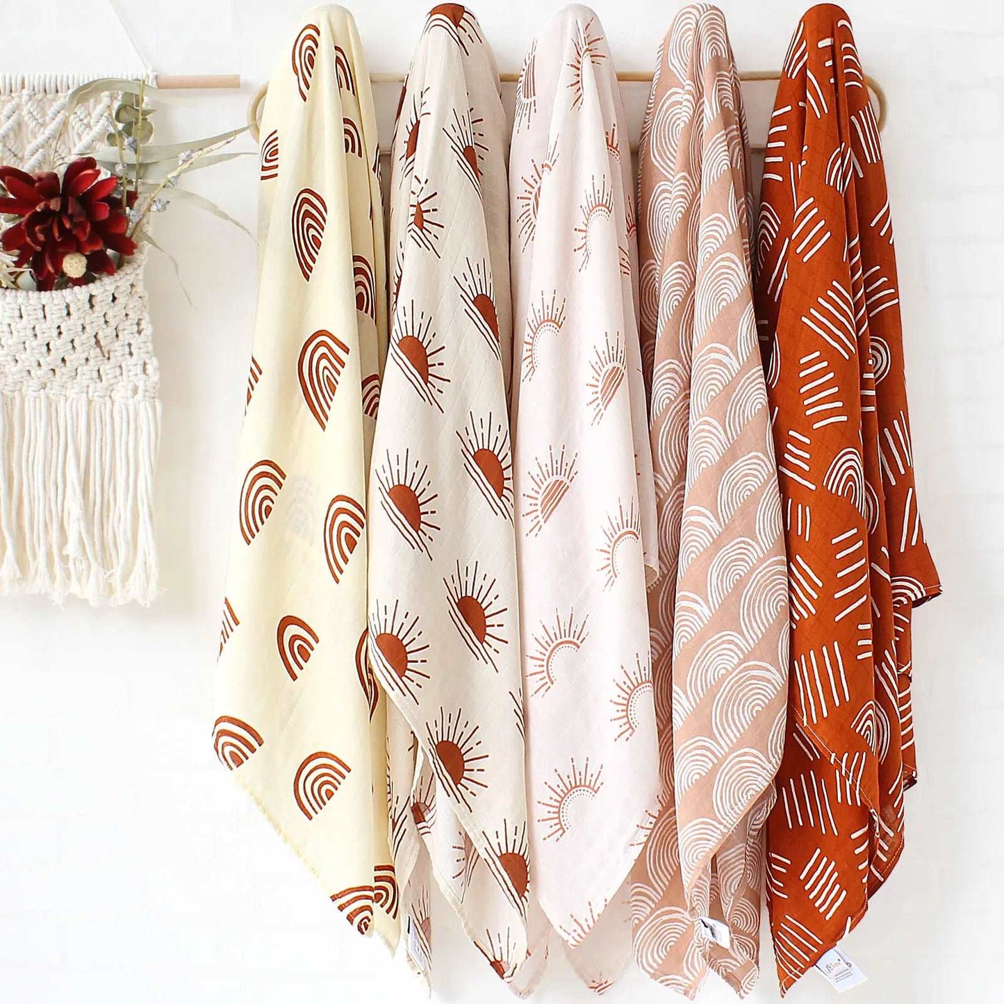 Bamboo Cotton Muslin Swaddle Baby Blanket