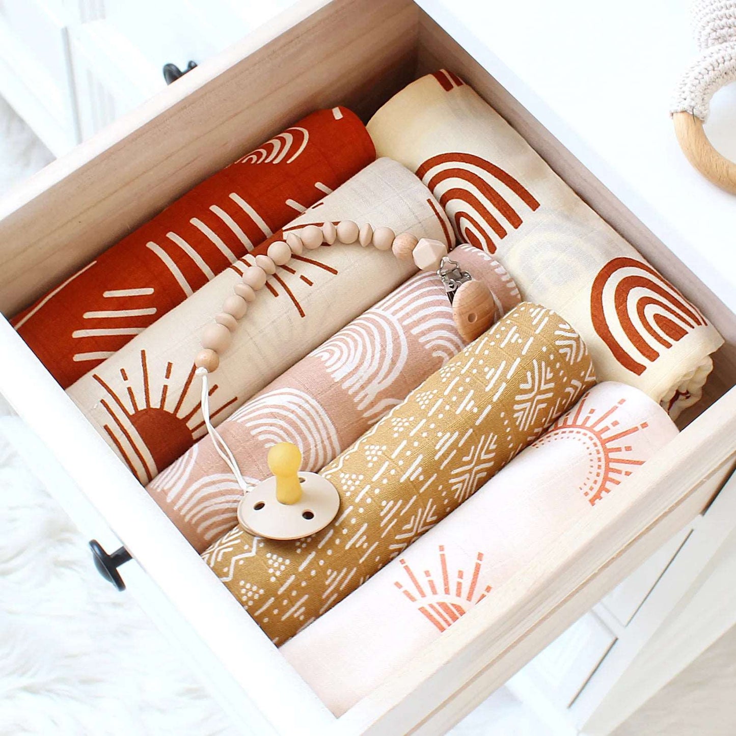 Bamboo Cotton Muslin Swaddle Baby Blanket