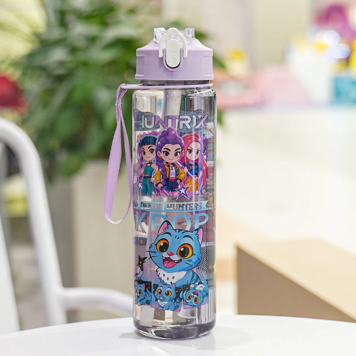Kpop Demon Hunters Leakproof Water Bottle 750ml/26oz