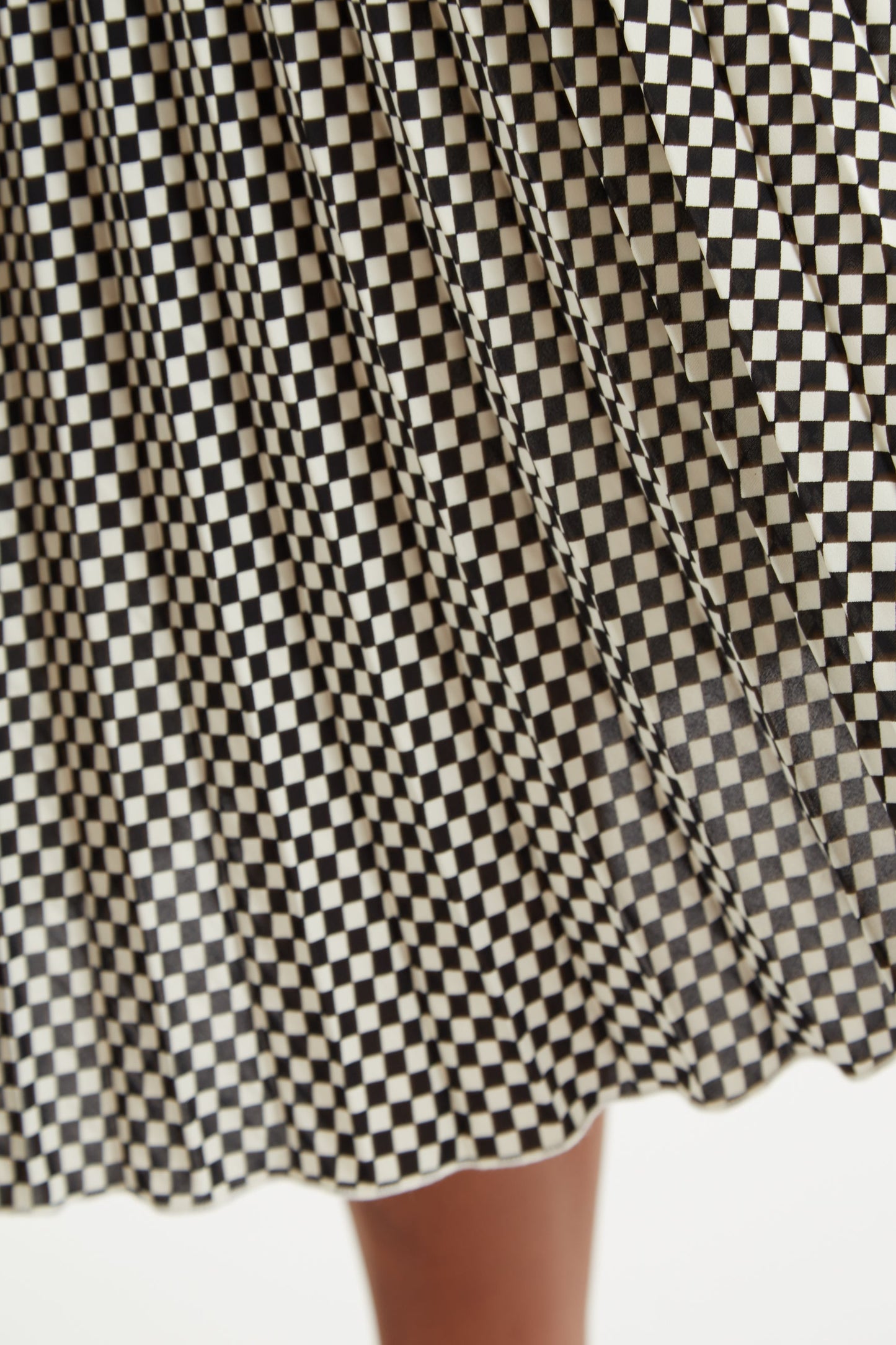 Louche Sabina Diamonds Forever Print Pleated Midi Skirt