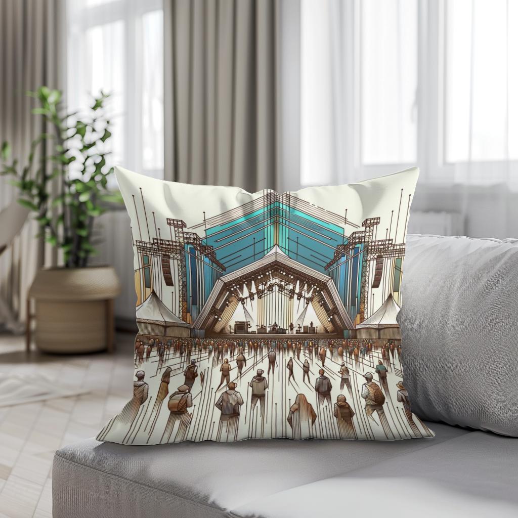 Modern Beats Cotton Cushion