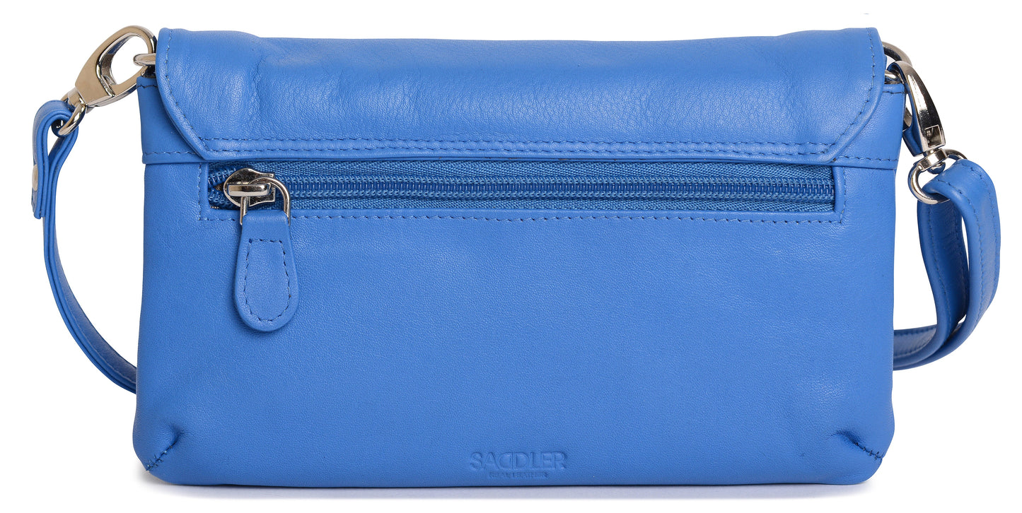 SADDLER Audrey Compact Leather Crossbody Bag & Clutch – Versatile & Stylish - Gift Boxed