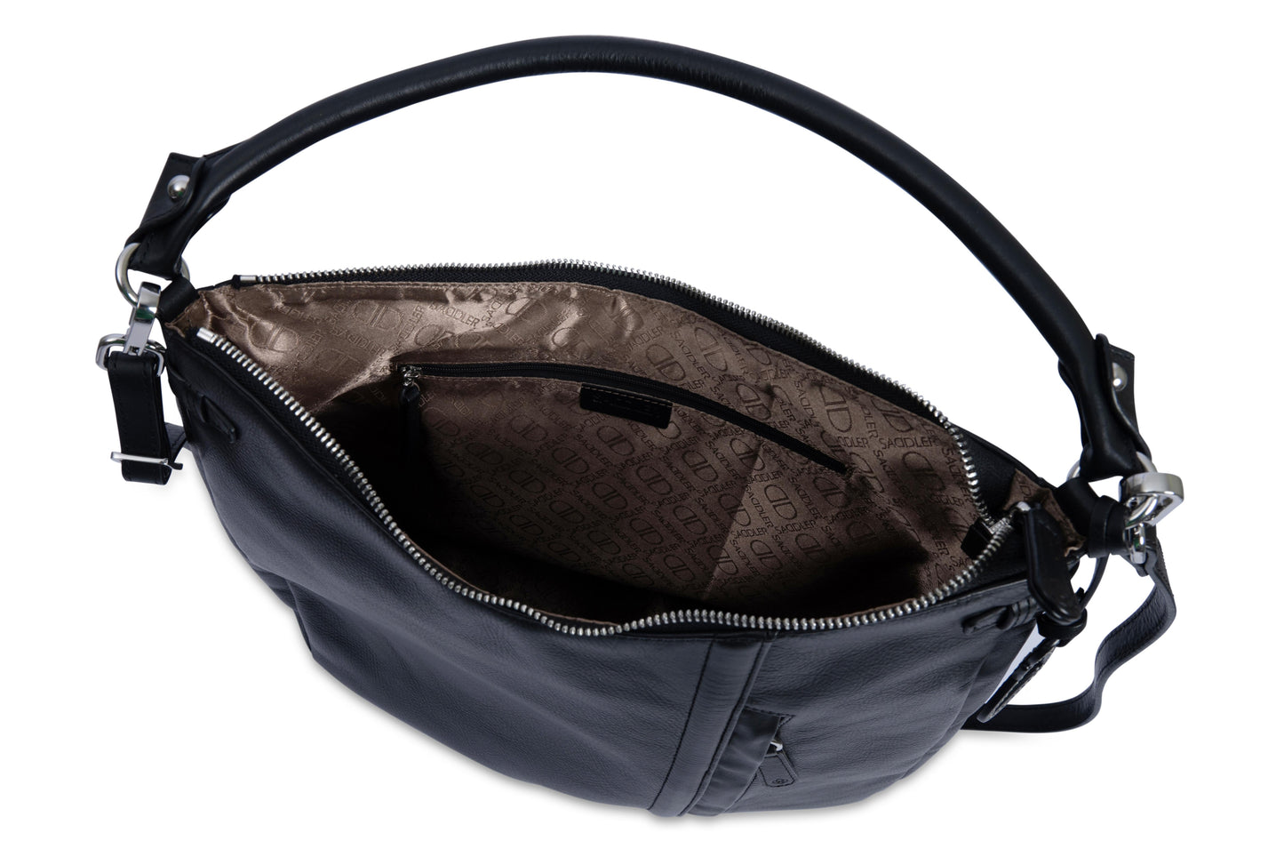 SADDLER "Julia" Real Leather Hobo Bag – Versatile, Stylish & Spacious Design