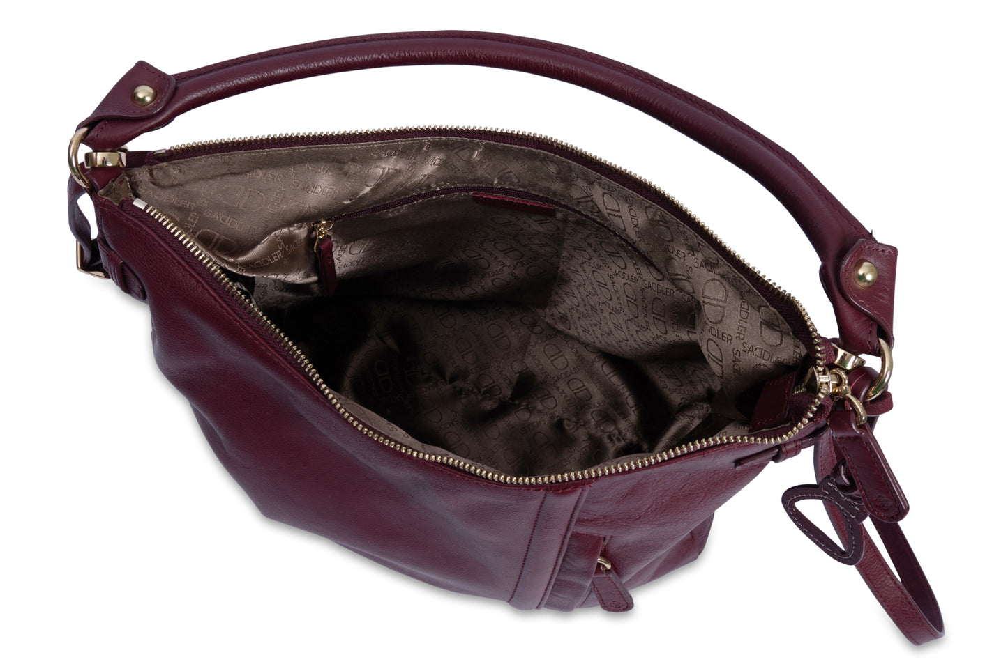 SADDLER "Julia" Real Leather Hobo Bag – Versatile, Stylish & Spacious Design