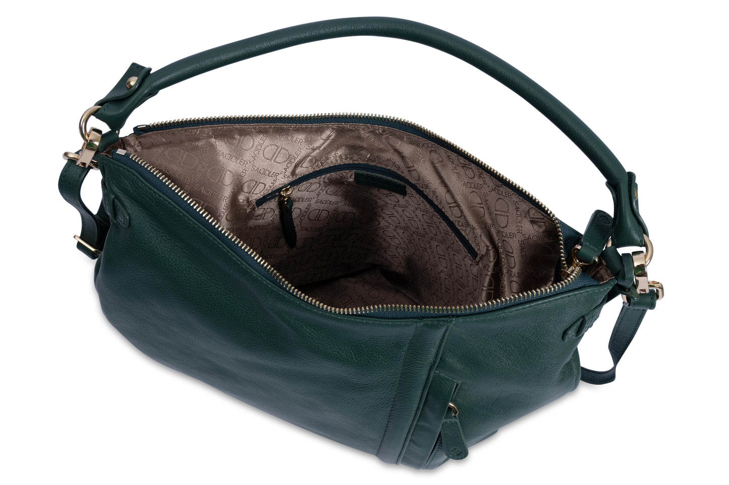 SADDLER "Julia" Real Leather Hobo Bag – Versatile, Stylish & Spacious Design