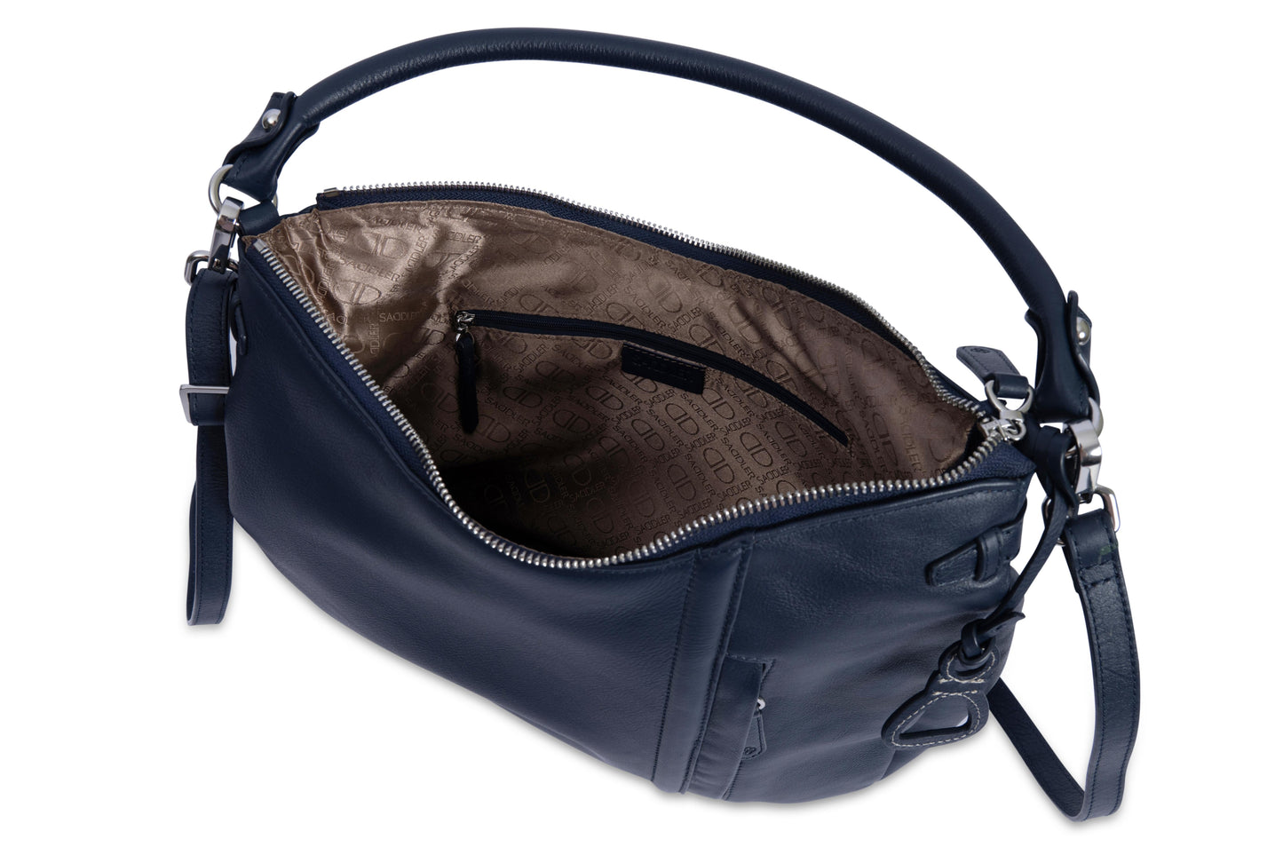 SADDLER "Julia" Real Leather Hobo Bag – Versatile, Stylish & Spacious Design