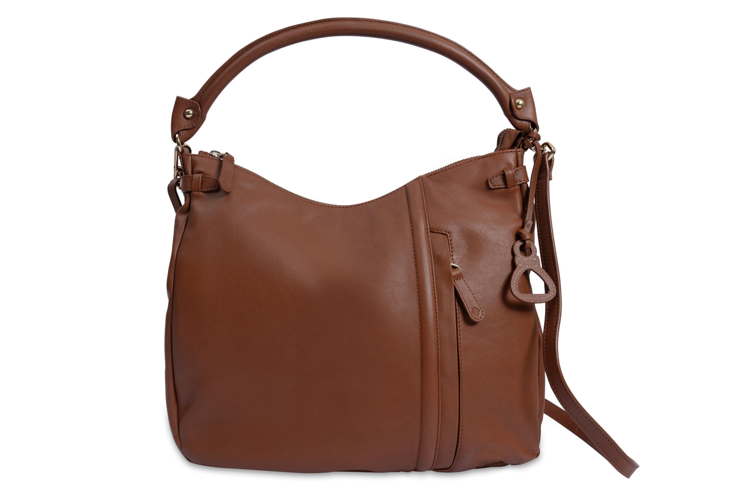 SADDLER "Julia" Real Leather Hobo Bag – Versatile, Stylish & Spacious Design