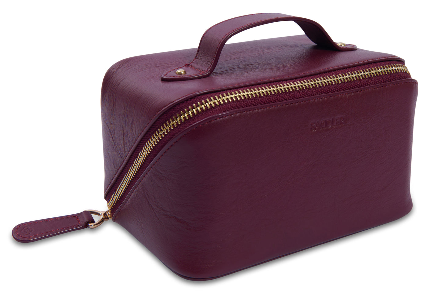 SADDLER "Harriet" Real Leather Vanity Box Case (Gift Boxed)