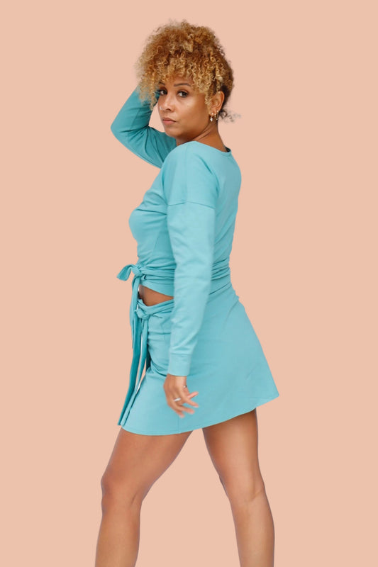 SAGE Wrap Top