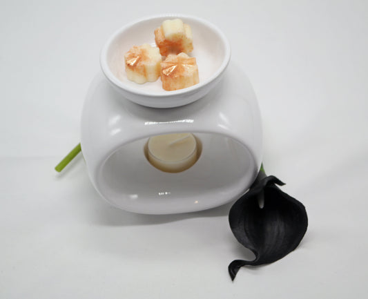 Rome Ceramic Tea Light Wax Burner/Melter