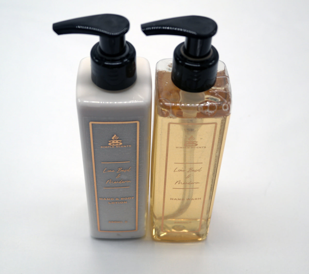 Simple Scents Lime Basil & Mandarin Hand Wash & Lotion Set 250ml