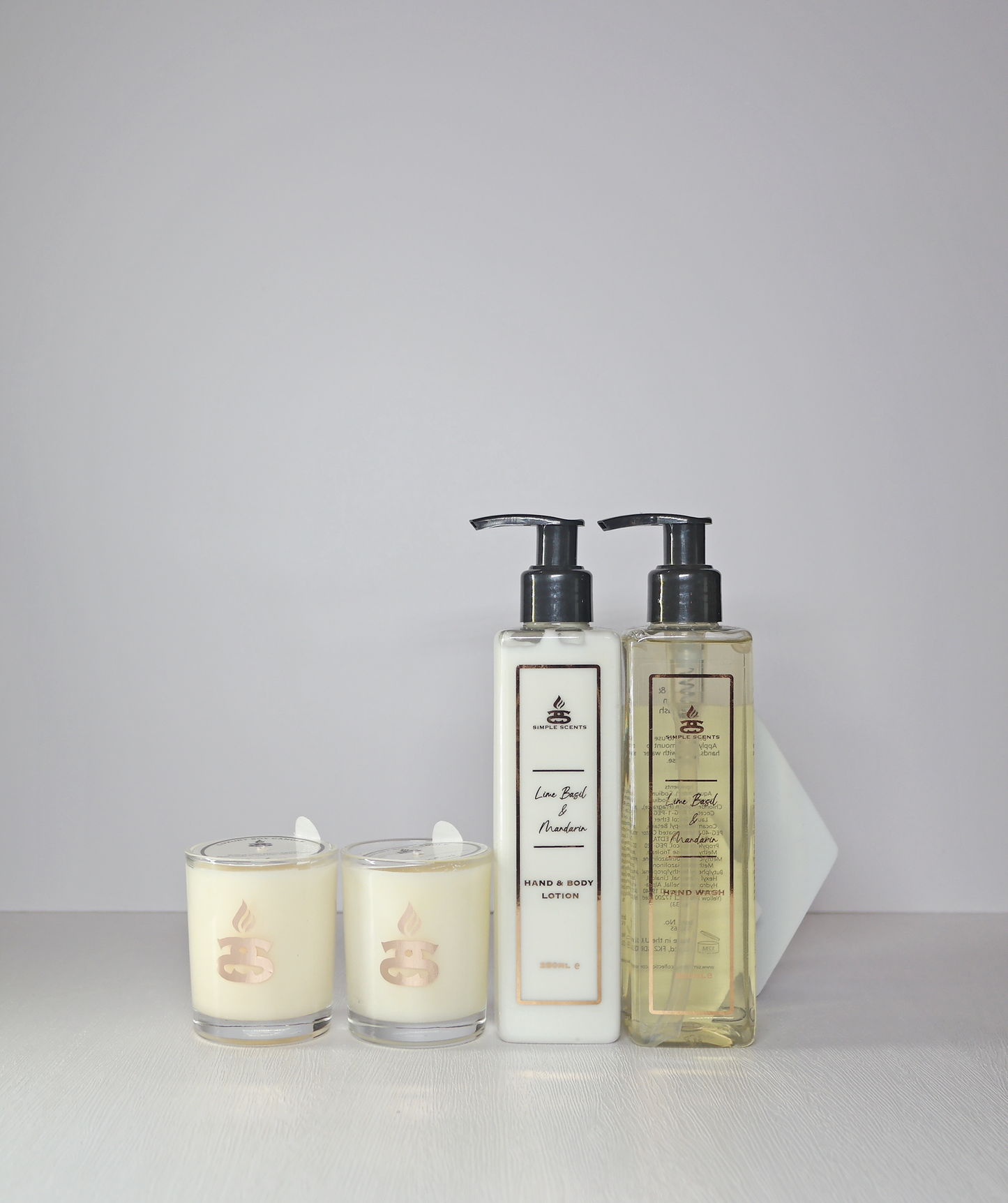 Simple Scents Experience Mini Indulgence Candle, Soap & Lotion Gift Set