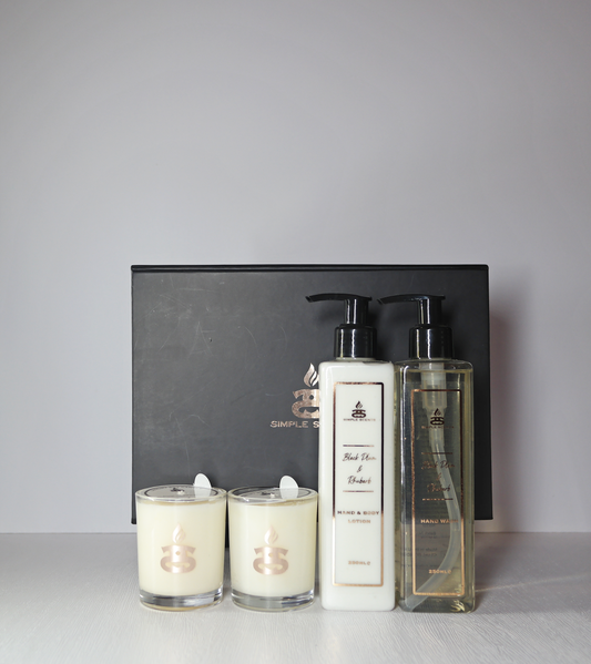Simple Scents Experience Mini Indulgence Candle, Soap & Lotion Gift Set