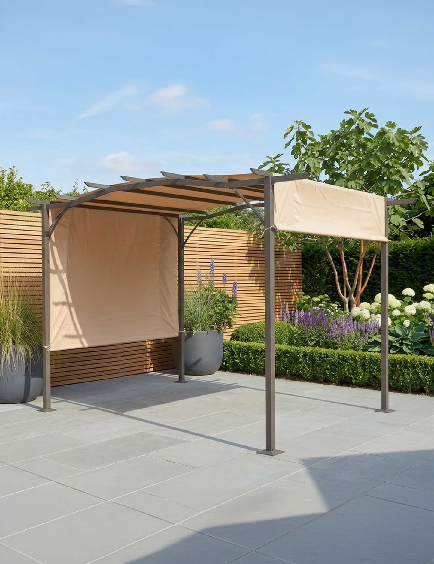 San Remo Pergola Gazebo - Mocha