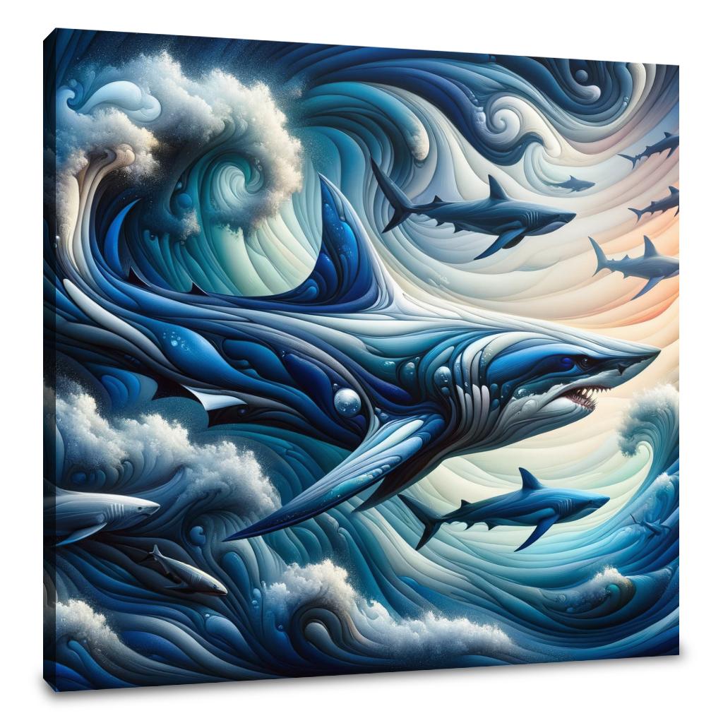 The Shark's Ballet Canvas