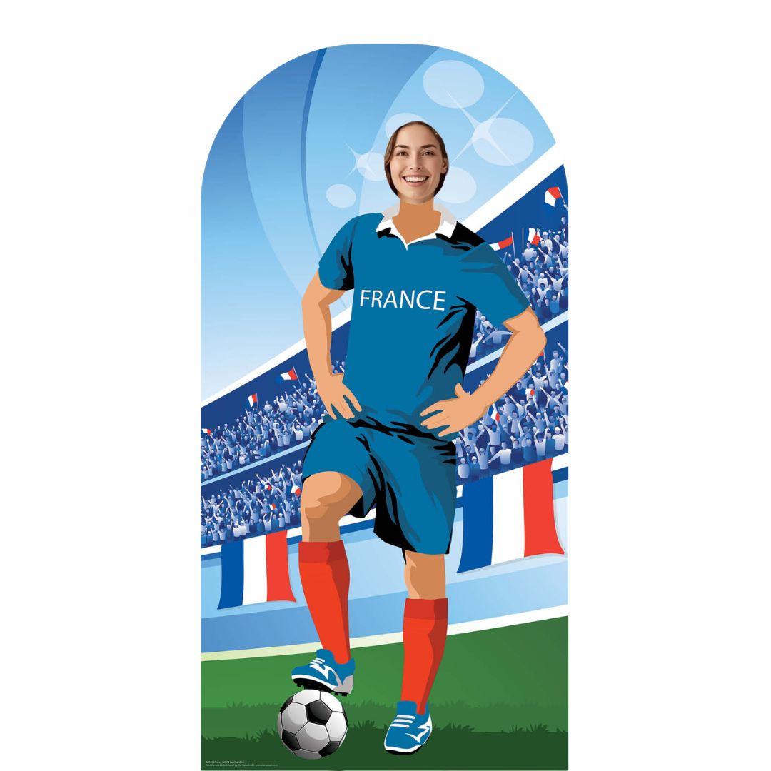 SC1163 France World Cup 2026 Football Stand In Cardboard Cutout Height 190cm