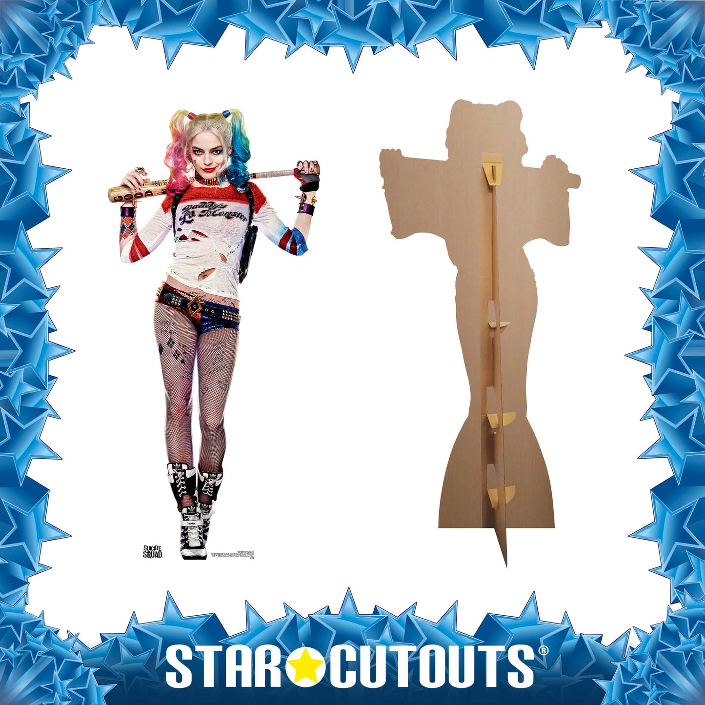 SC1220 Harley Quinn Margot Robbie Cardboard Cutout Height 171cm
