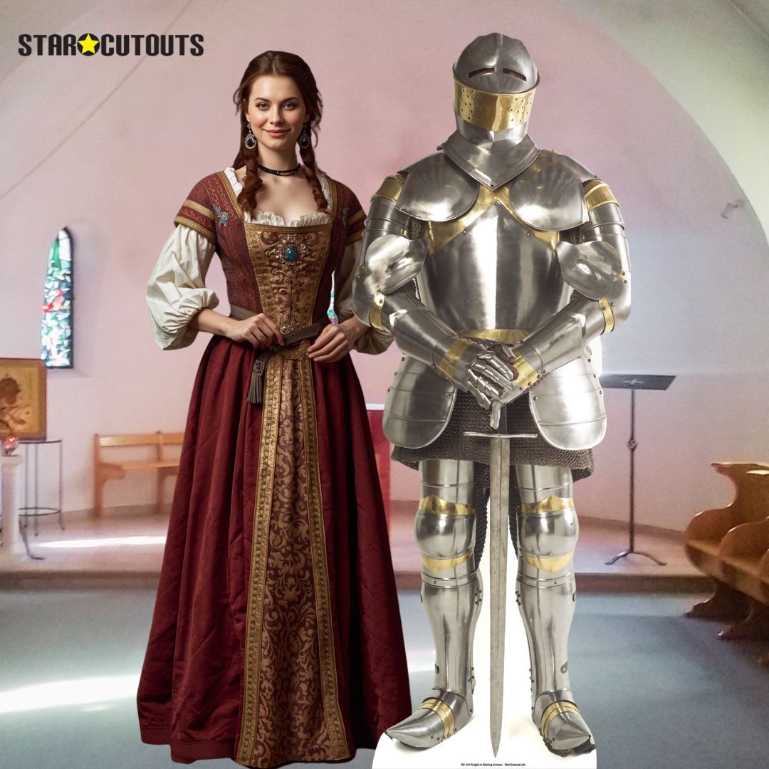 SC141 Knight in Shining Armour Cardboard Cutout Height 186cm