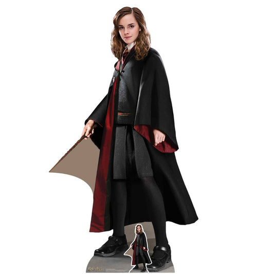 SC1466 Hermione Granger Wizard Lifesize Cardboard Cutout With Mini