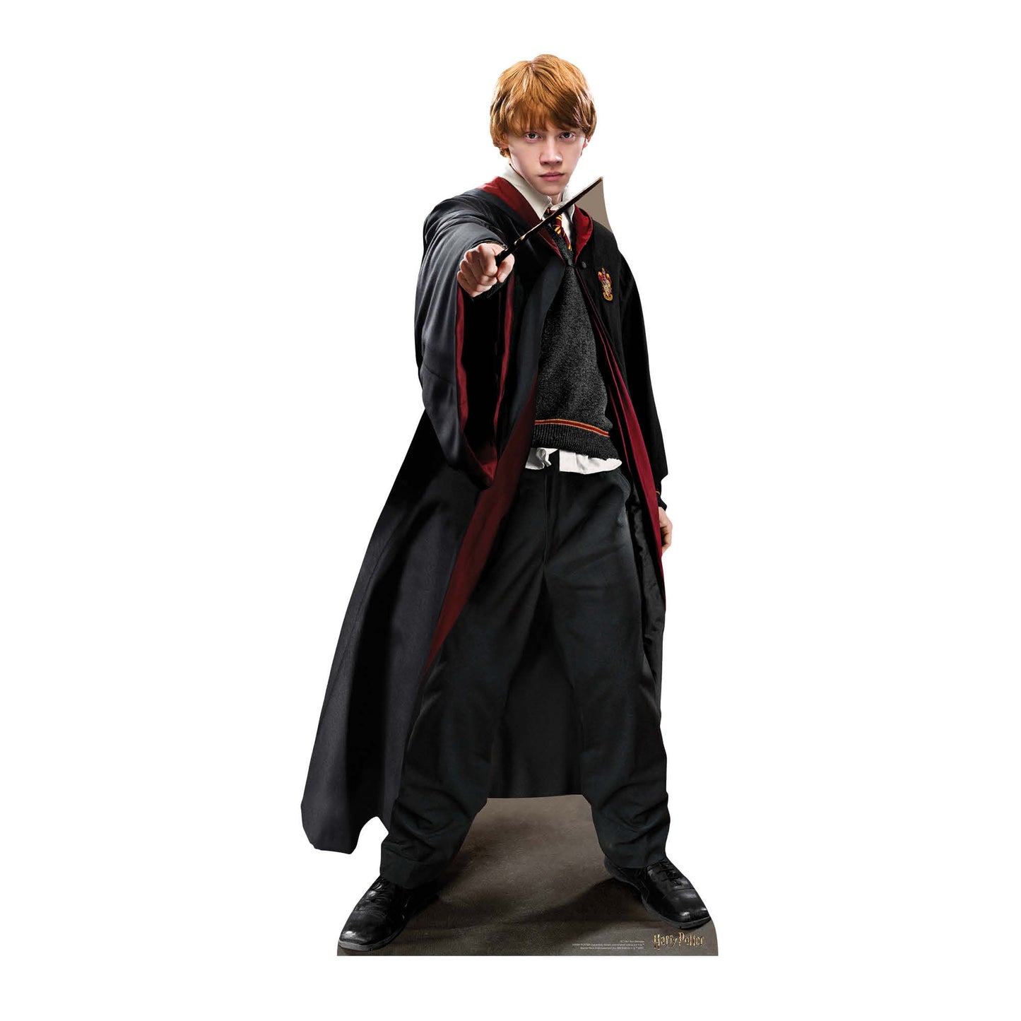 SC1467 Ron Weasley Wizard Lifesize Cardboard Cutout With Mini