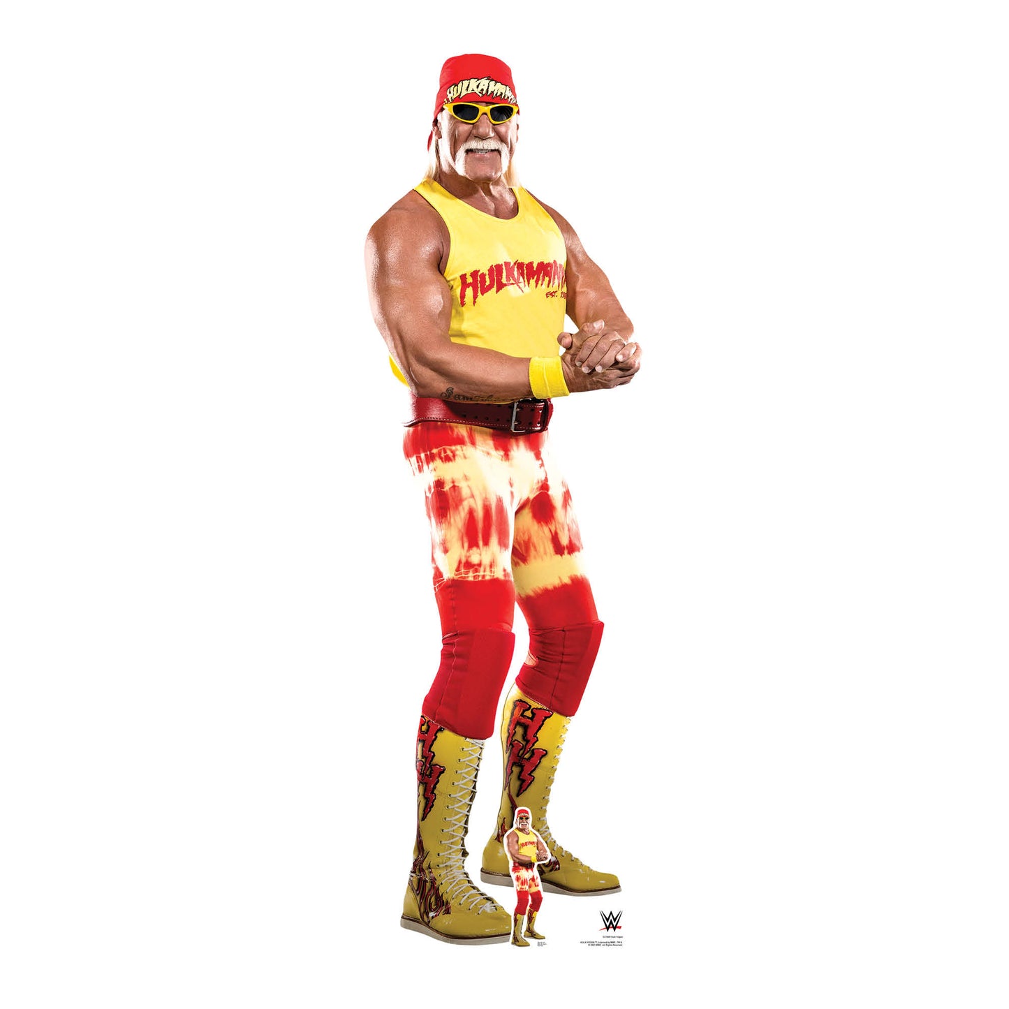 SC1668 Hulk Hogan WWE Cardboard Cutout Height 195cm