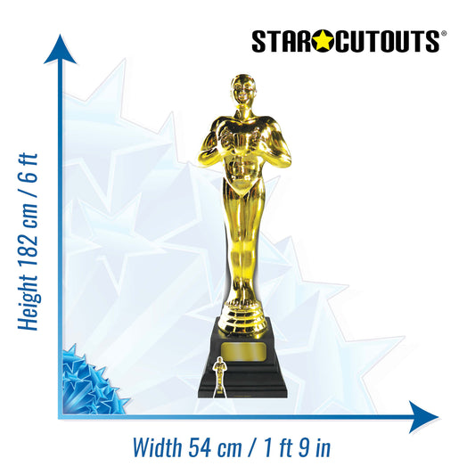 SC181 Golden Award cut-out Cardboard Cutout Height 182cm