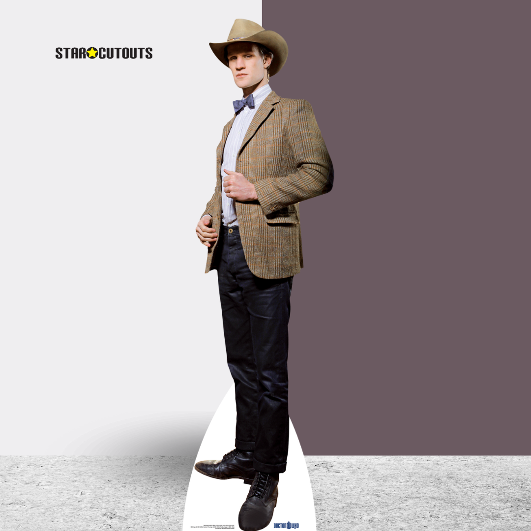 SC325 The 11th Doctor Stetson Matt Smith Cardboard Cut Out Height 180cm