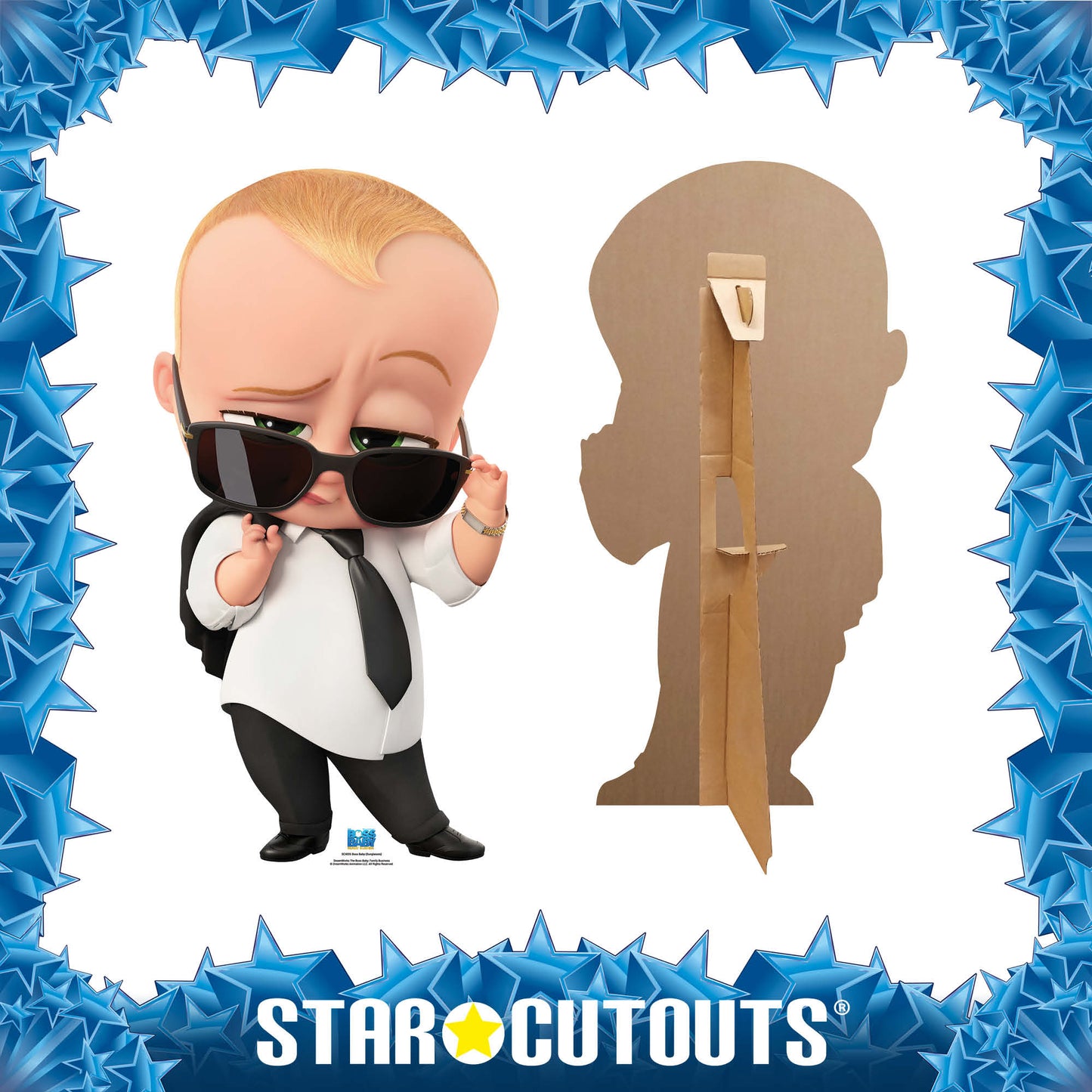 SC4035 Boss Baby Sun Glasses Cardboard Cut Out Height 90cm