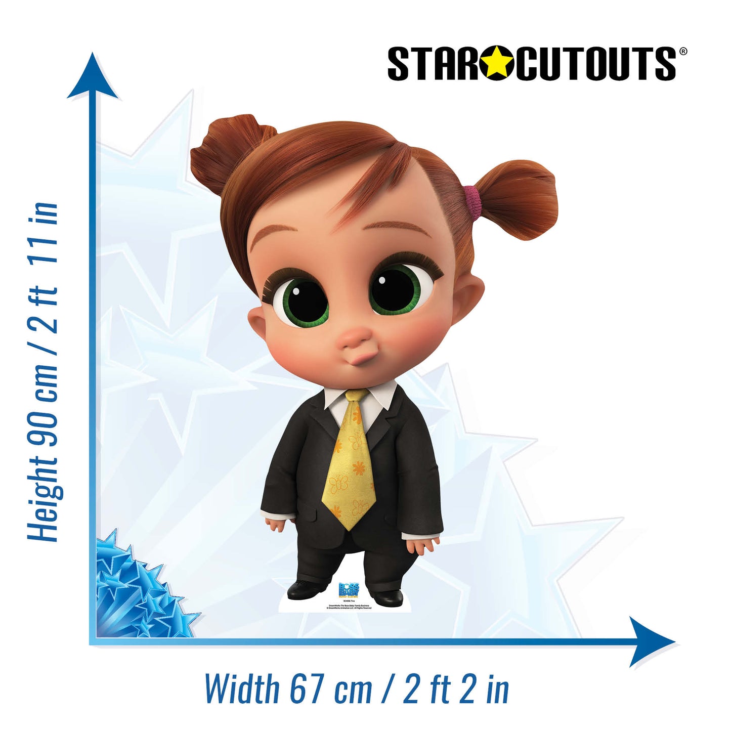 SC4036 Tina (Boss Baby 2) Cardboard Cut Out Height 90cm