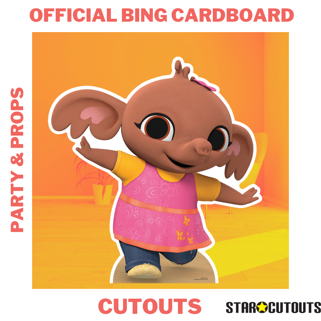 SC4047 Sula Baby Elephant Cardboard Cut Out Height 77cm