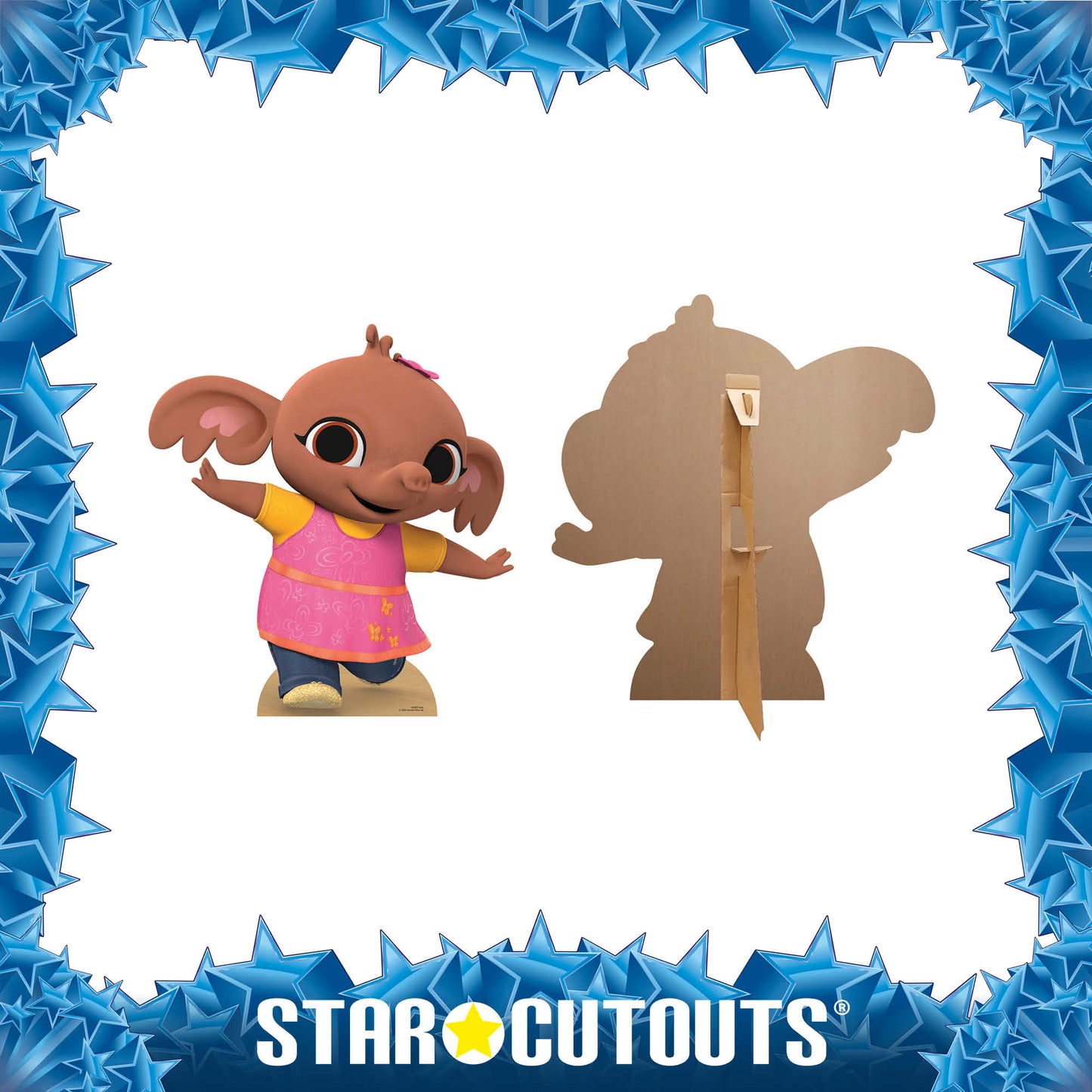 SC4047 Sula Baby Elephant Cardboard Cut Out Height 77cm