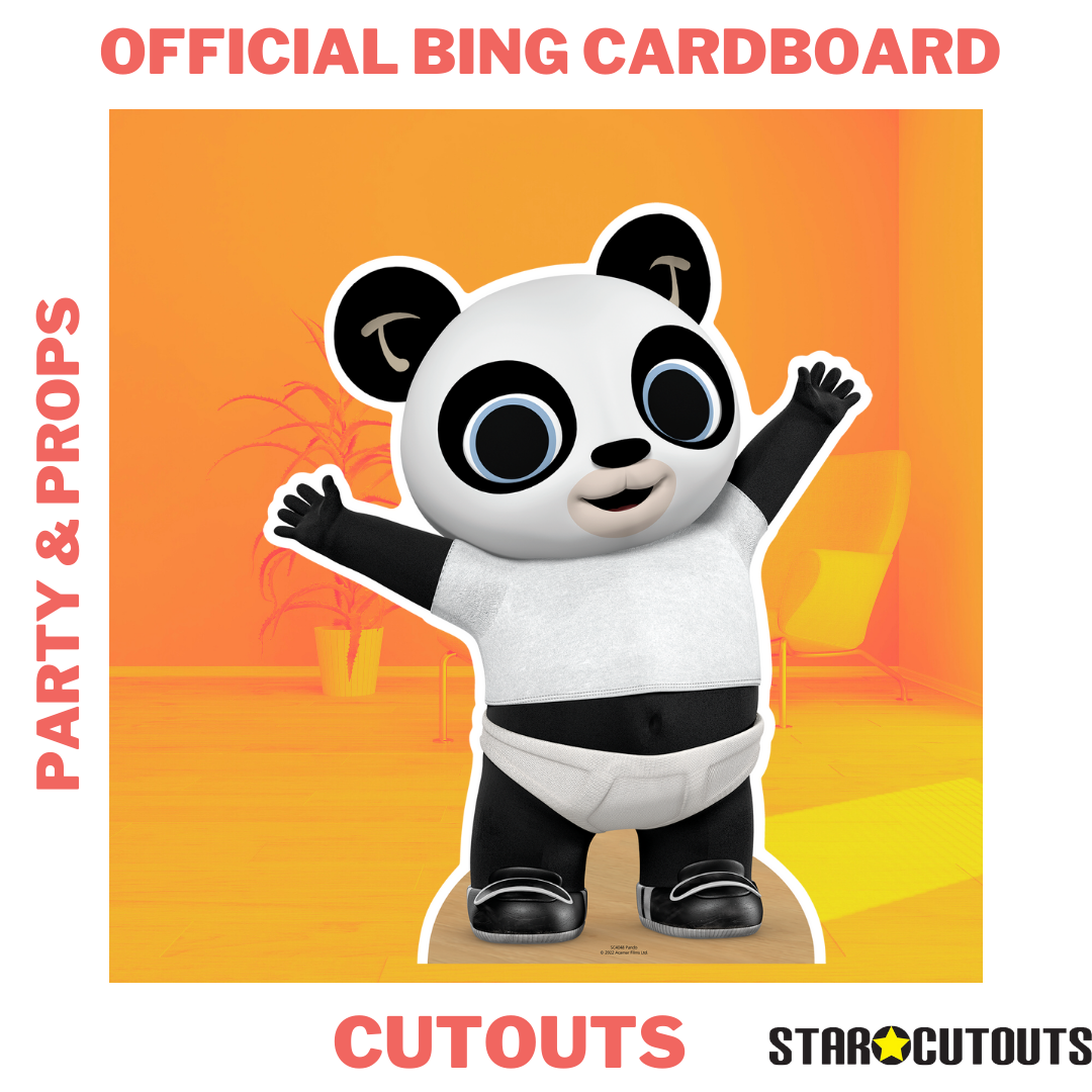 SC4048 Pando Baby Panda Cardboard Cut Out Height 76cm