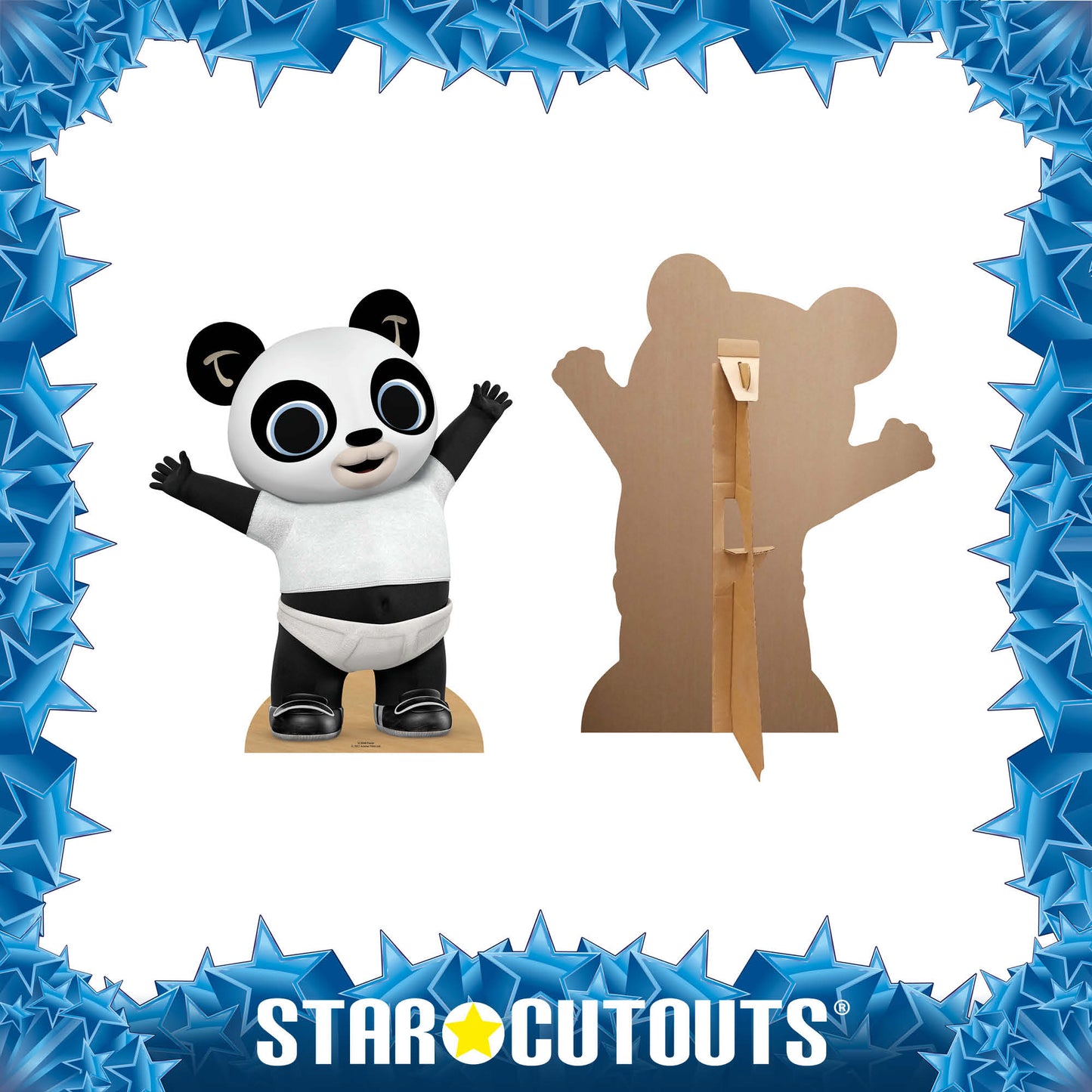 SC4048 Pando Baby Panda Cardboard Cut Out Height 76cm