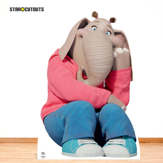 SC4084 Meena Elephant Cardboard Cut Out Height 129cm
