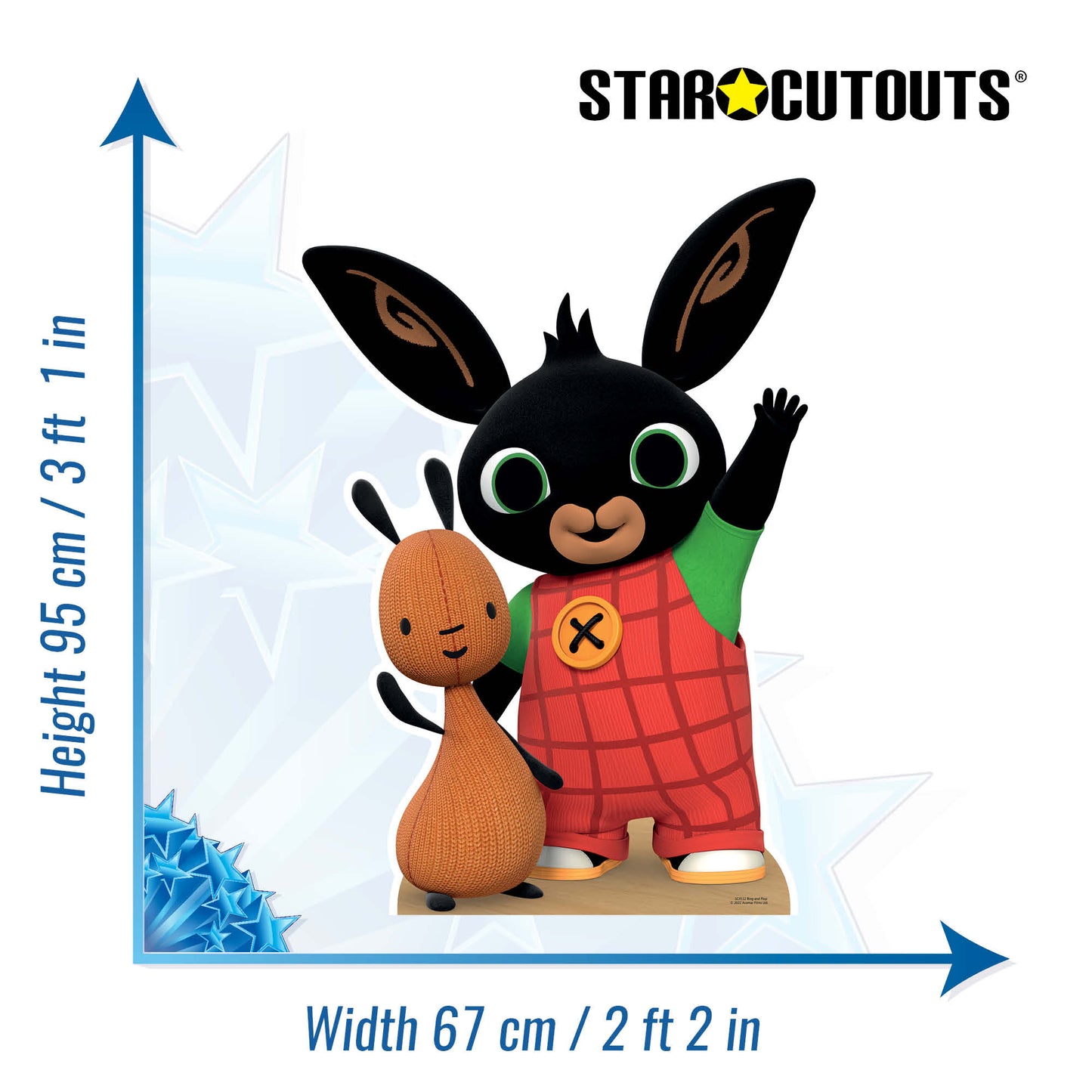 SC4112 Bing and Flop Cardboard Cut Out Height 95cm