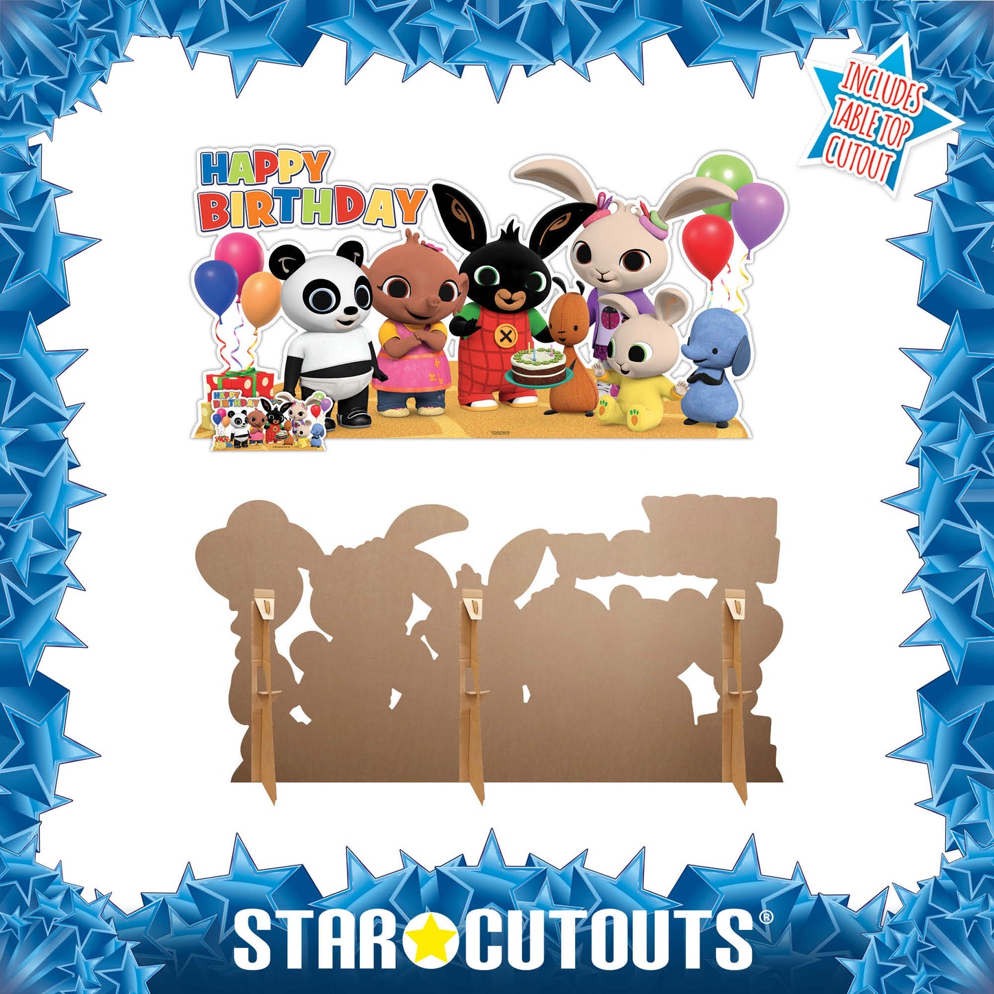 SC4117 Bing Birthday Party Cardboard Cut Out Height 91cm