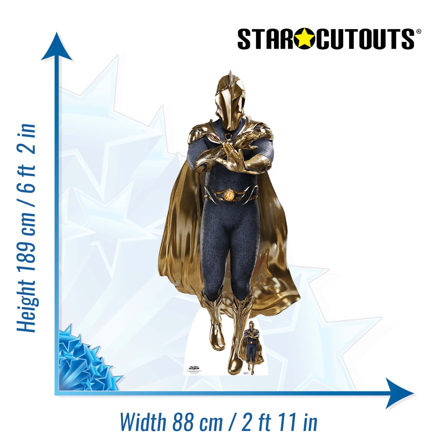 SC4119 Doctor Fate Pierce Brosnan With Cape Cardboard Cut Out Height 189cm