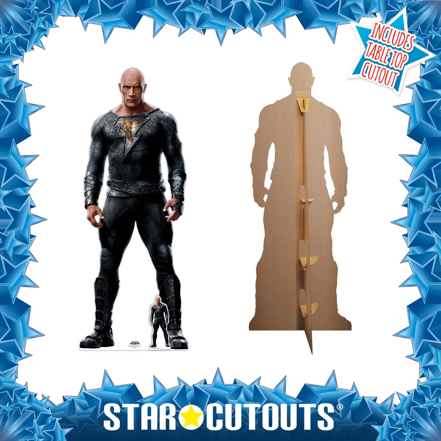 SC4143 Black Adam Dwayne Johnson Cardboard Cut Out Height 192cm