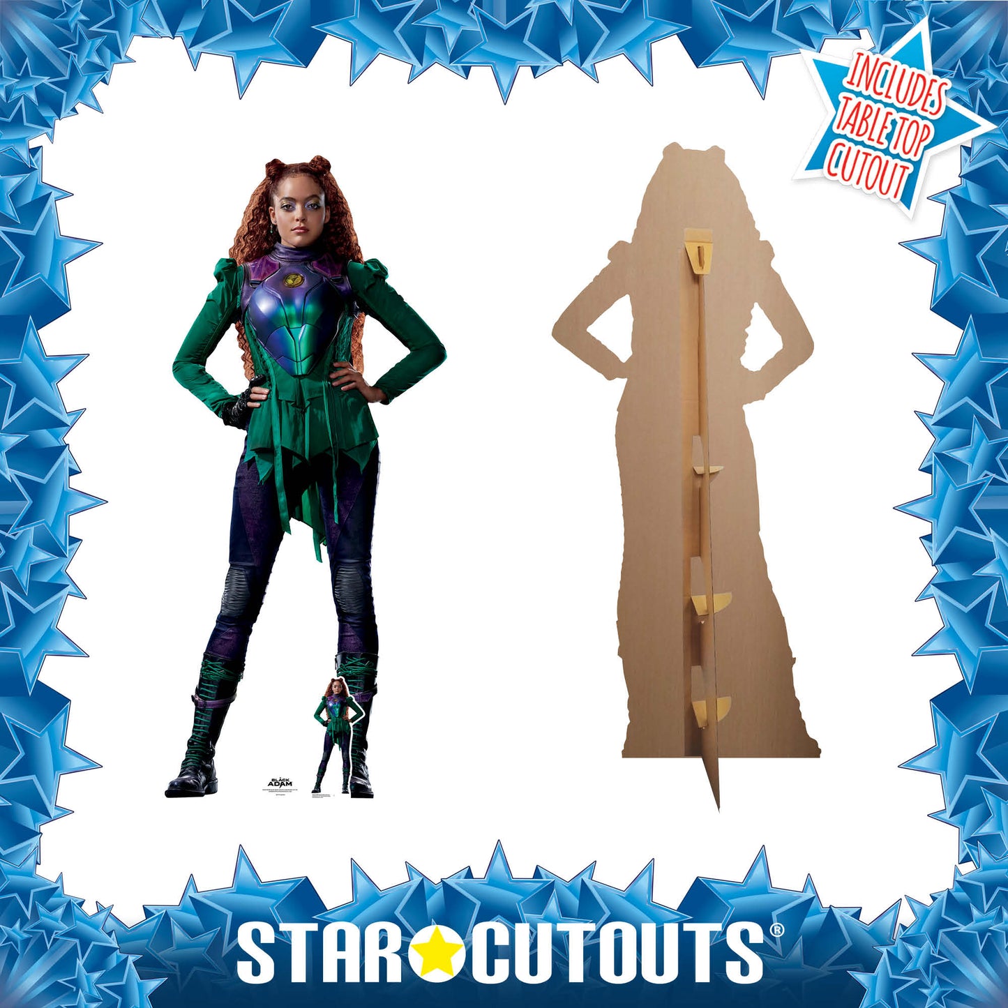 SC4172 Cyclone Quintessa Swindell Black Adam Cardboard Cut Out Height 171cm