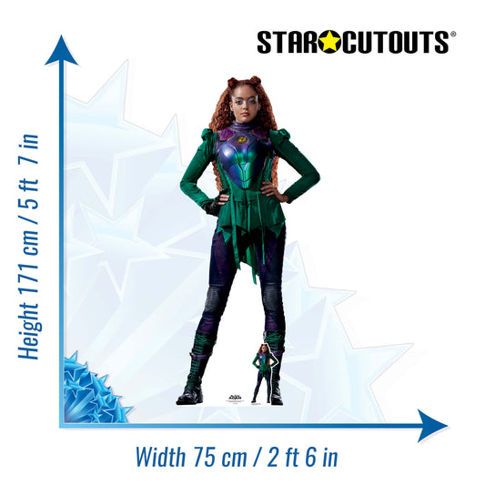 SC4172 Cyclone Quintessa Swindell Black Adam Cardboard Cut Out Height 171cm